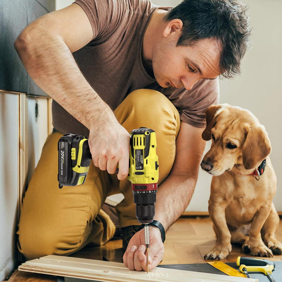 1/2'' Cordless Hammer Drill with 2.0Ah Battery U339