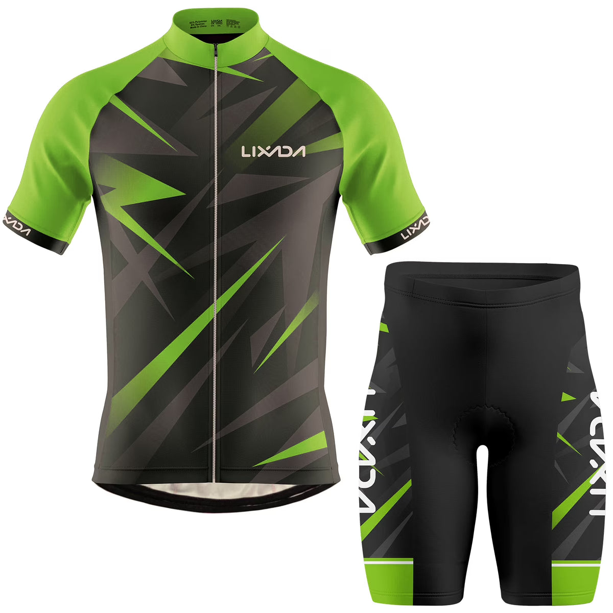 Breathable Cycling Jersey Short Sleeve Bike Shirt Padded Shorts MTB Suit Z482