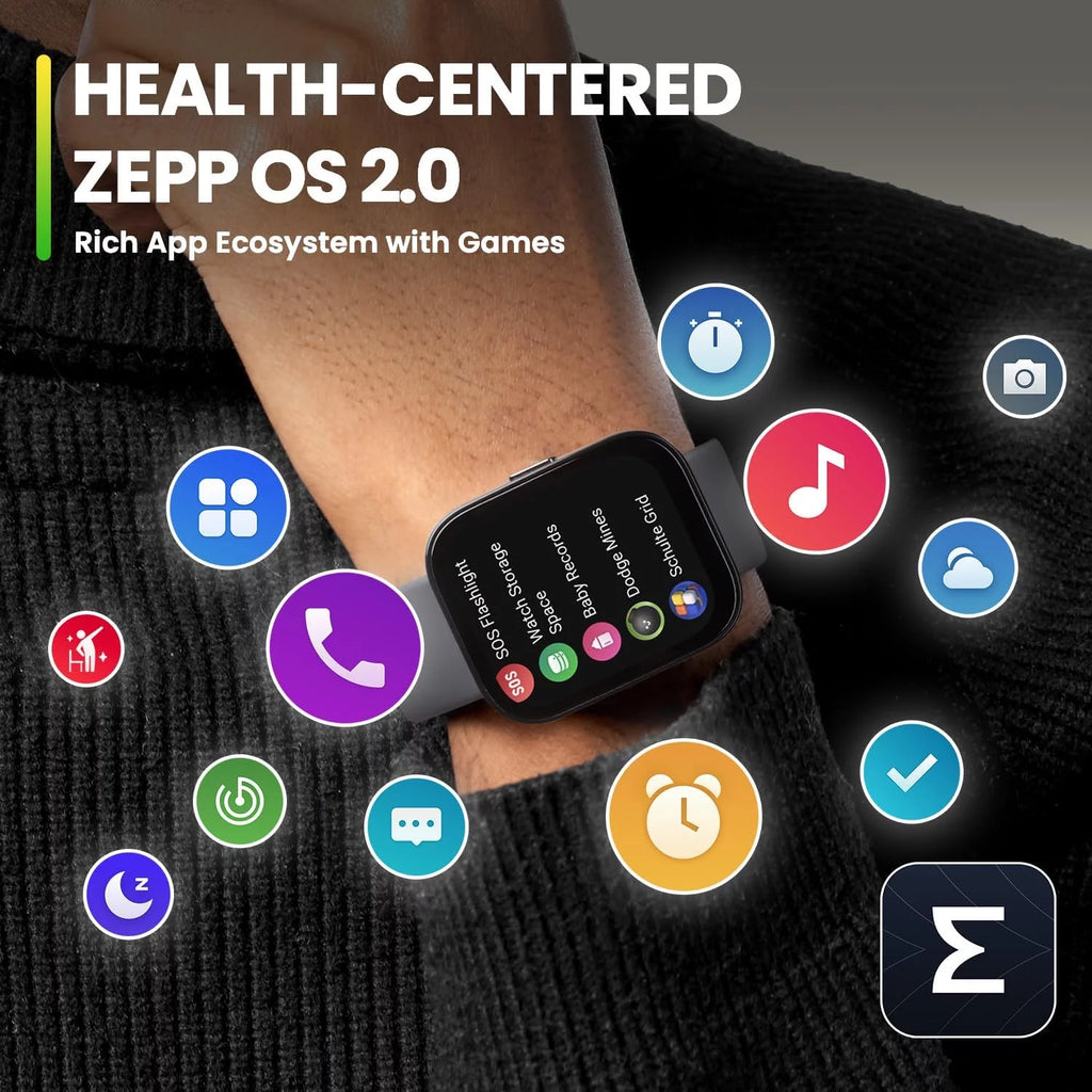 Soft Black Smart Watch with Ultra Large Screen & Bluetooth Calling P484