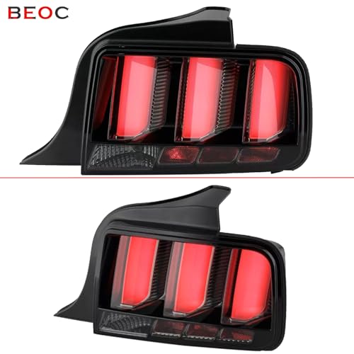 Black Smoked LED Tail Lights D80417
