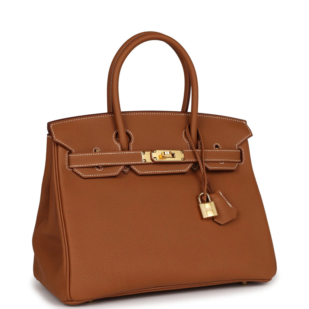 Gold Togo Leather Handbag V683209