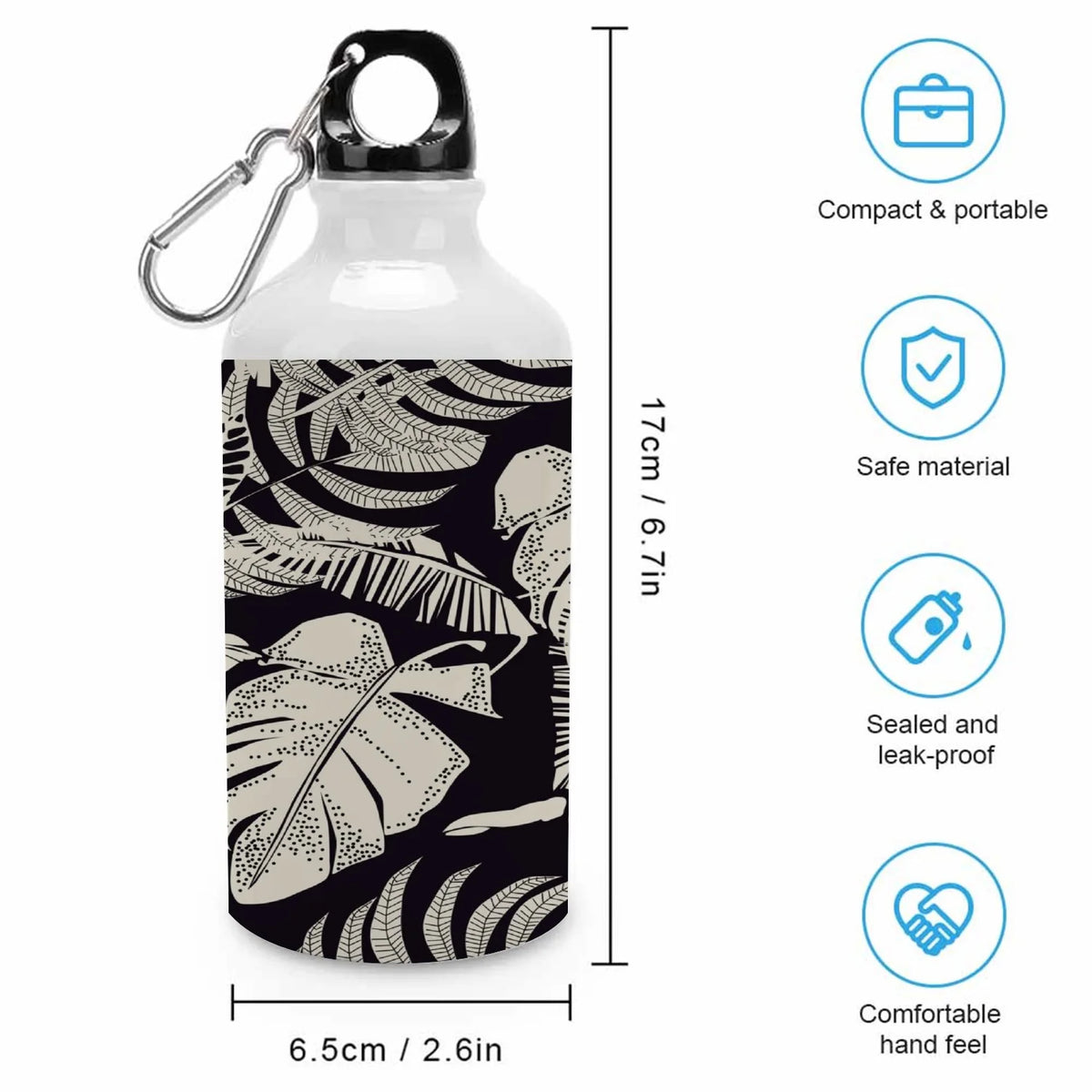 400ml Aluminum Sport Water Bottle with Twist Cap A3244