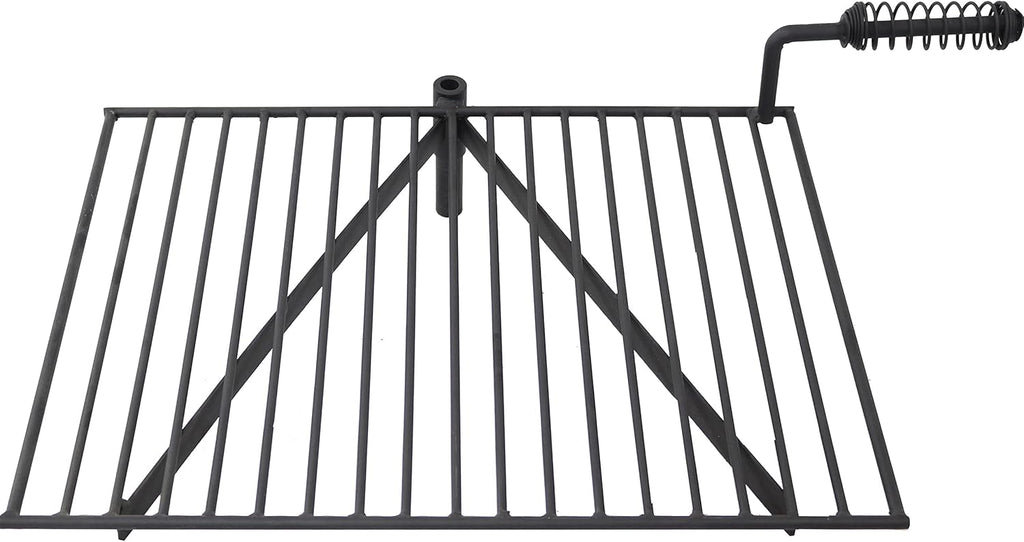 36 Inch Heavy Duty Steel Fire Pit with Cooking Grate and Fire Poker Y578