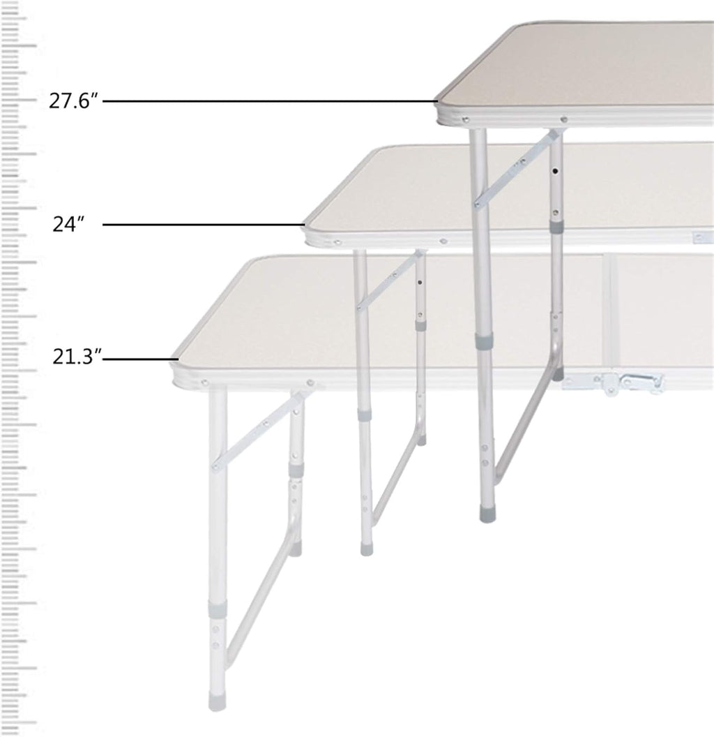 Folding Camping Picnic Table Collapsible Dining Table K5998
