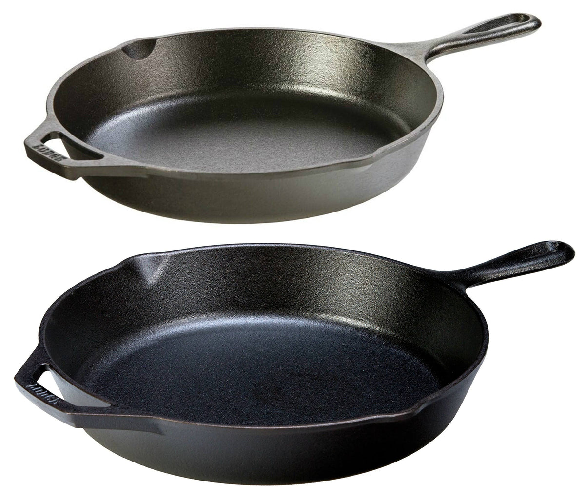 Seasoned Cast Iron 2 Skillet Bundle Set of 2 Frying Pans C91867