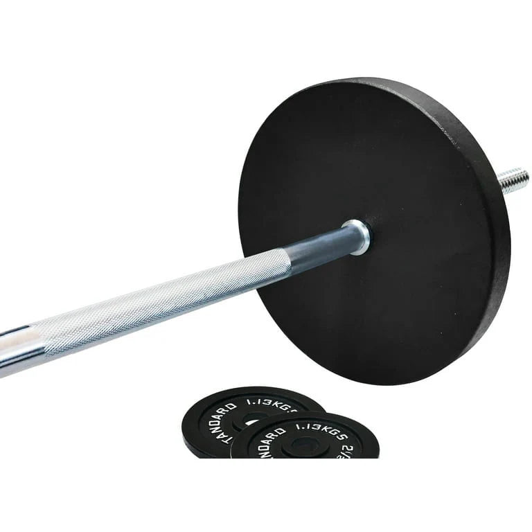 Cast Iron 100-Pound Barbell Set with Star Locks G768