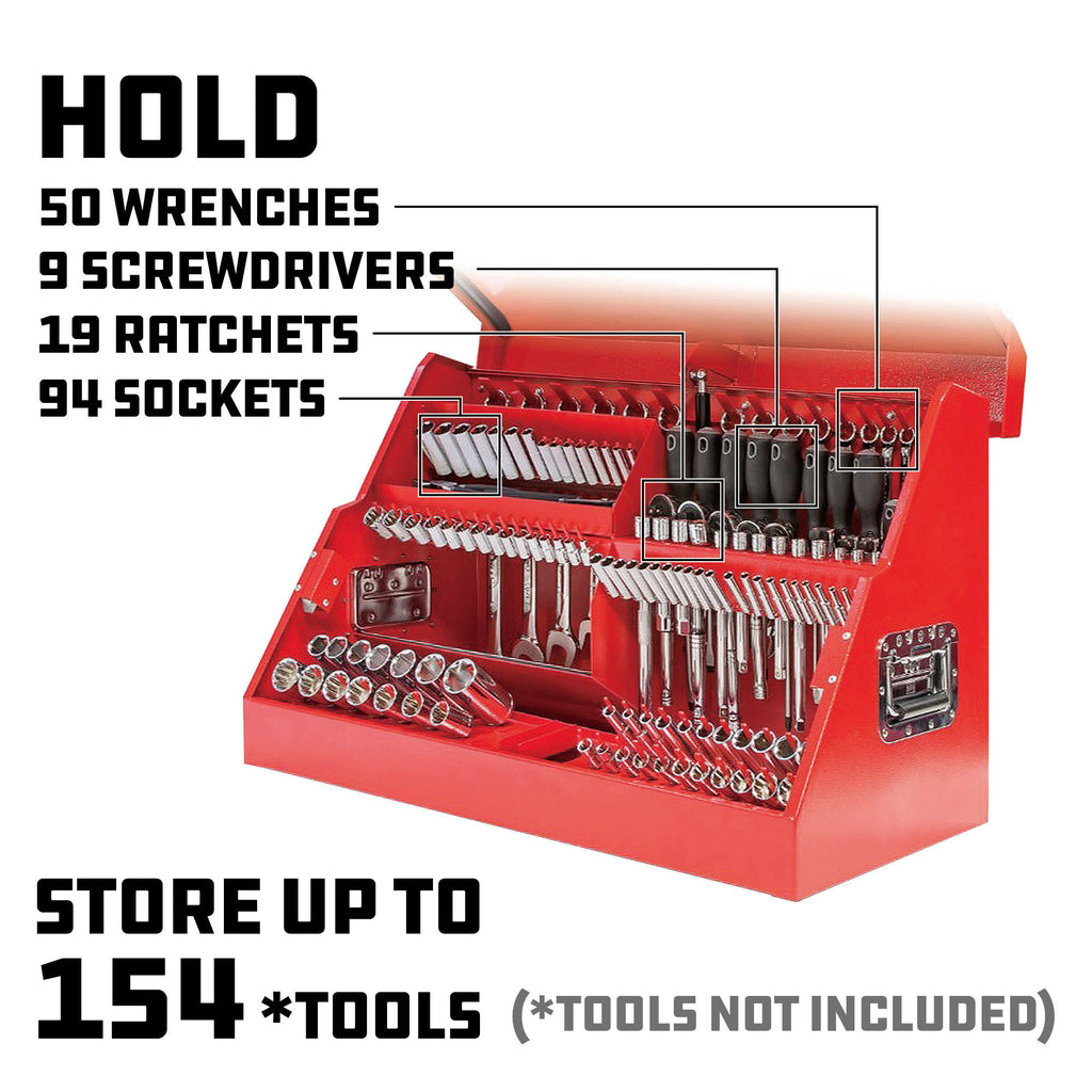 Portable Slant Front Tool Box C7632