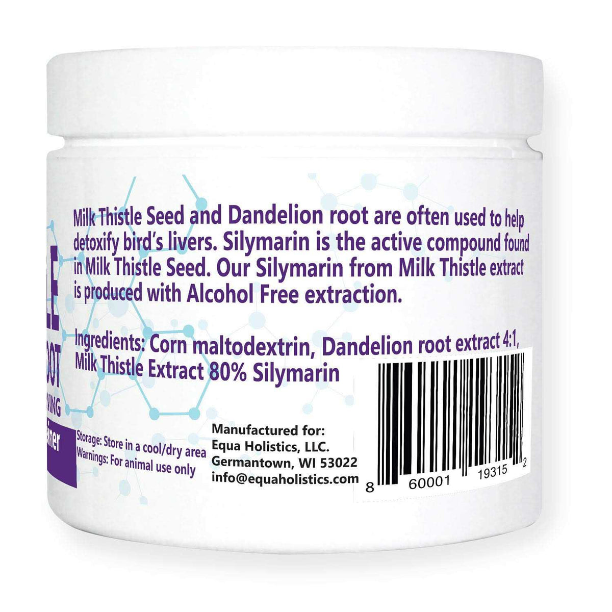 Milk Thistle & Dandelion Root Bird Supplement P458869