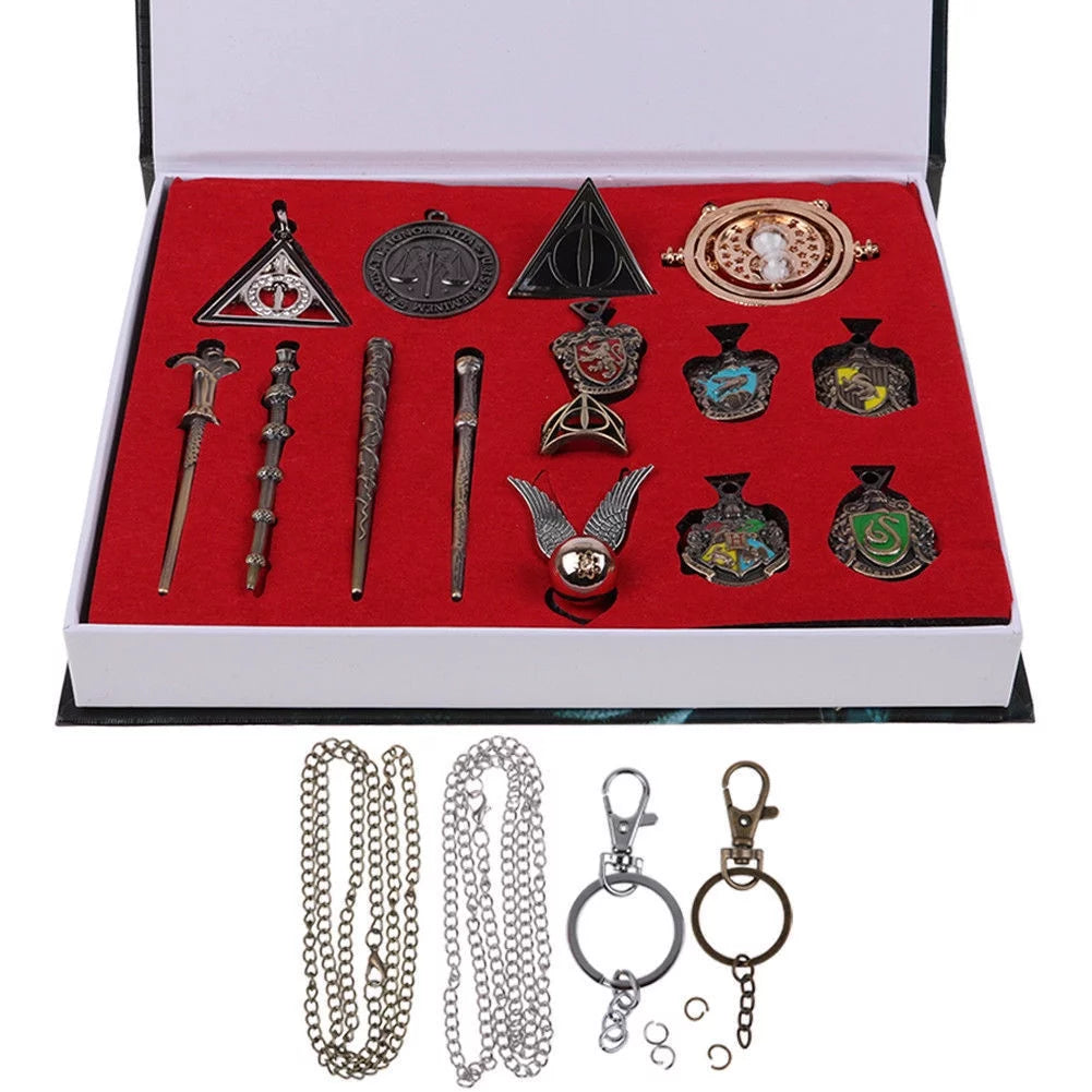 15 Pcs Magical Wands Rings Necklace M70565