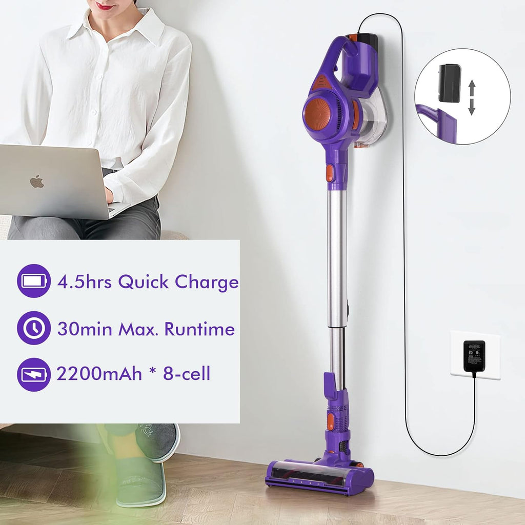 Cordless Stick Handheld Vacuum Cleaner with 250W Brushless Motor B5258