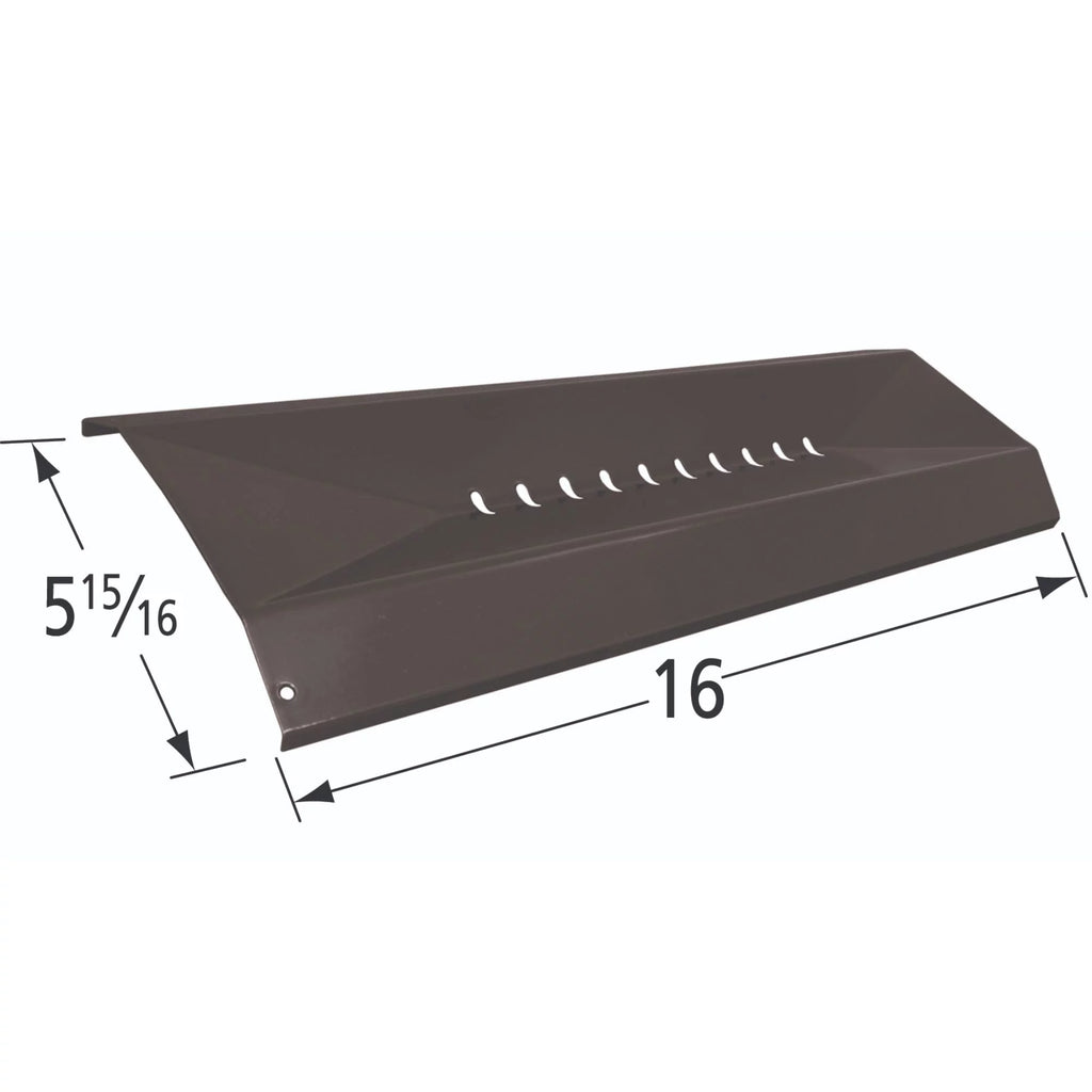 16" Black Heat Plate for Gas Grills C498325