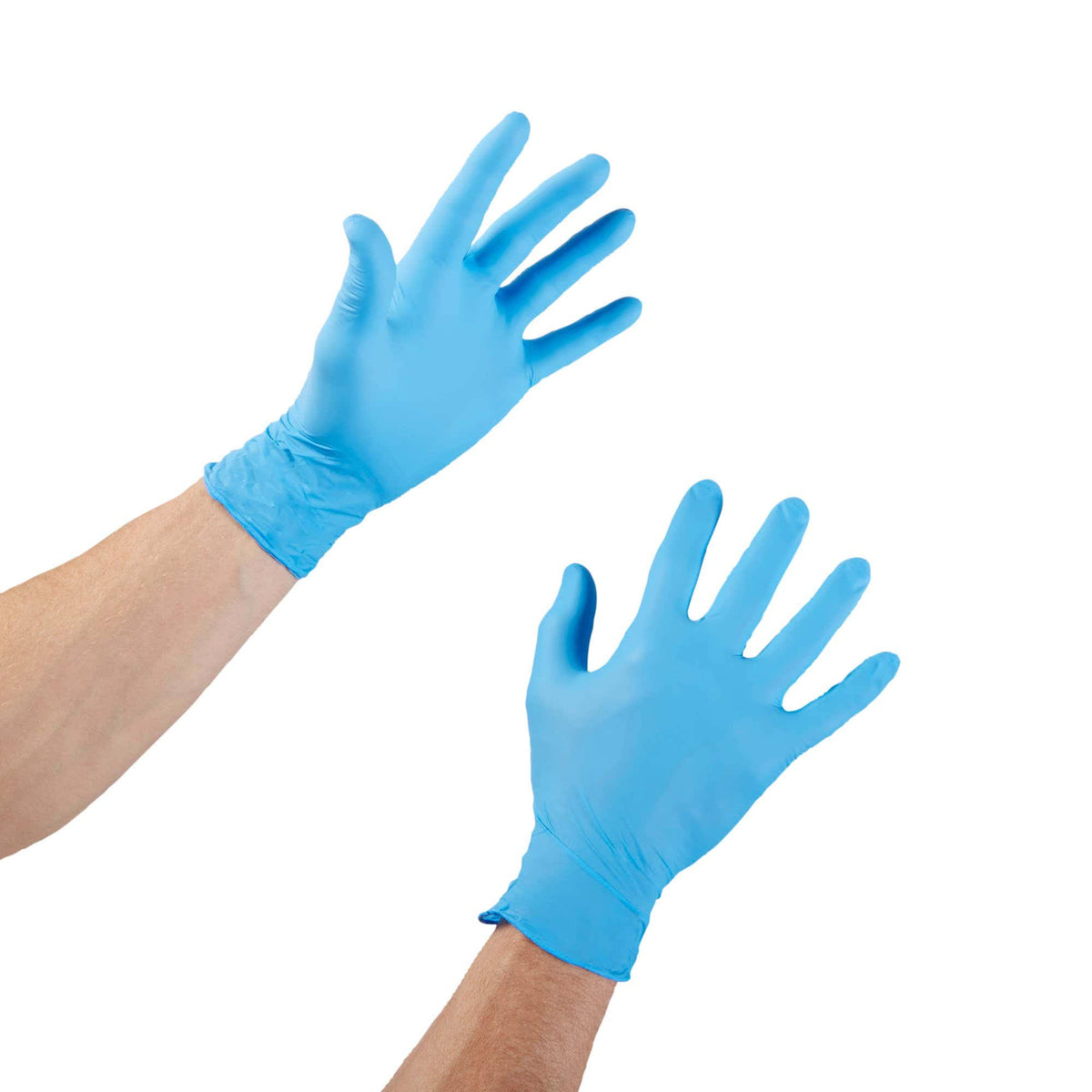 3.8 Exam Glove Medium Nitrile Blue, Case of 1000 J3586