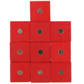 10pcs Wooden Magnetic Cubic Blocks Building Toy B879