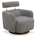Swivel Accent Barrel Chair with Adjustable Backrest L5274