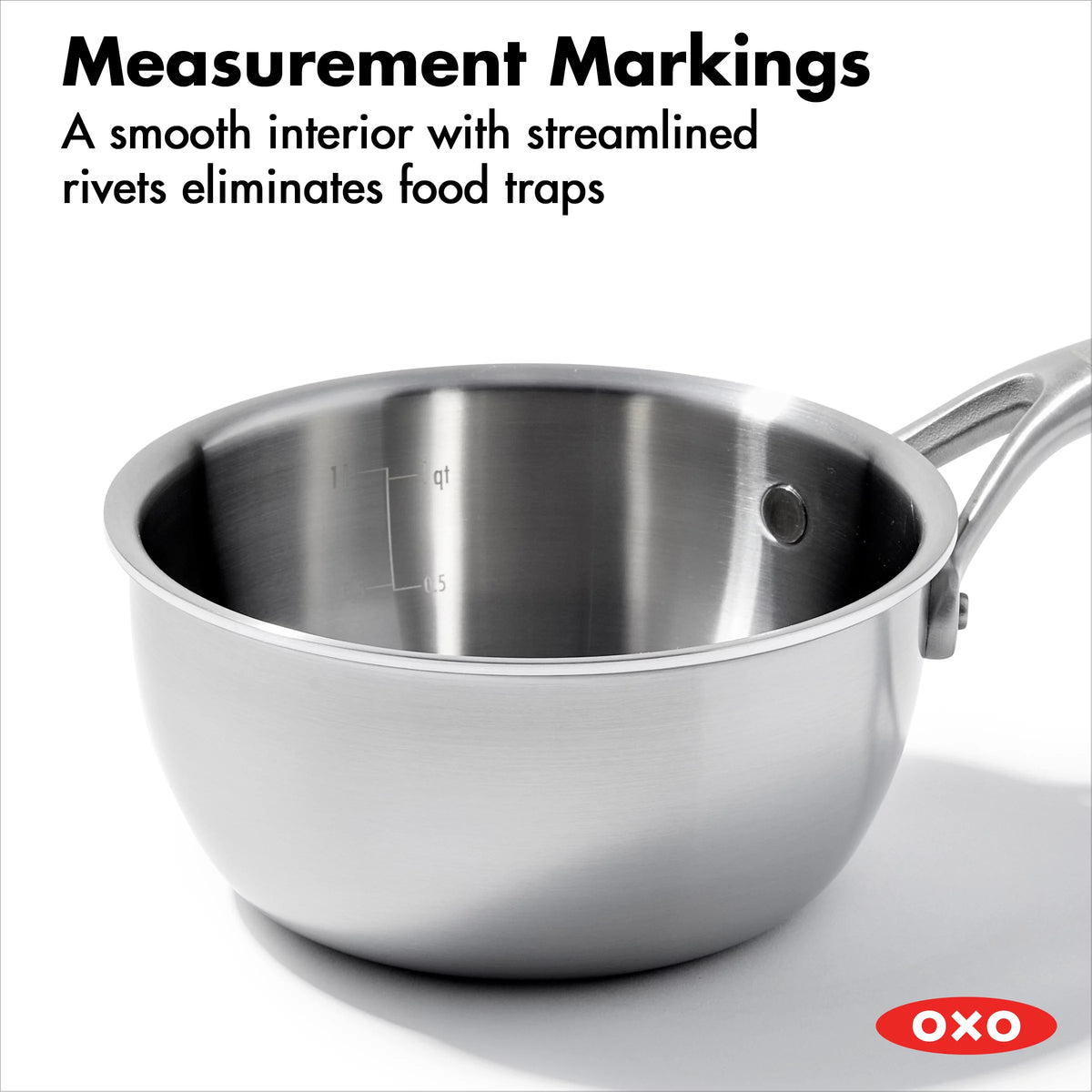 Tri-Ply Stainless Steel Chef's Pan Set F4714
