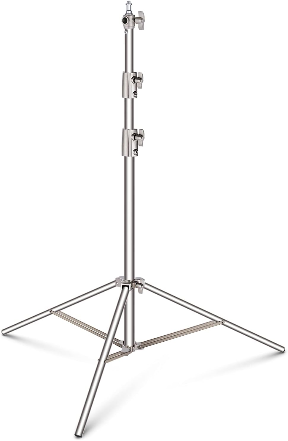 Stainless Steel Light Stand 102 inches Heavy Duty with Universal Adapter X317