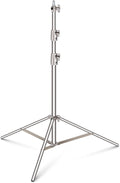 Stainless Steel Light Stand 102 inches Heavy Duty with Universal Adapter X317