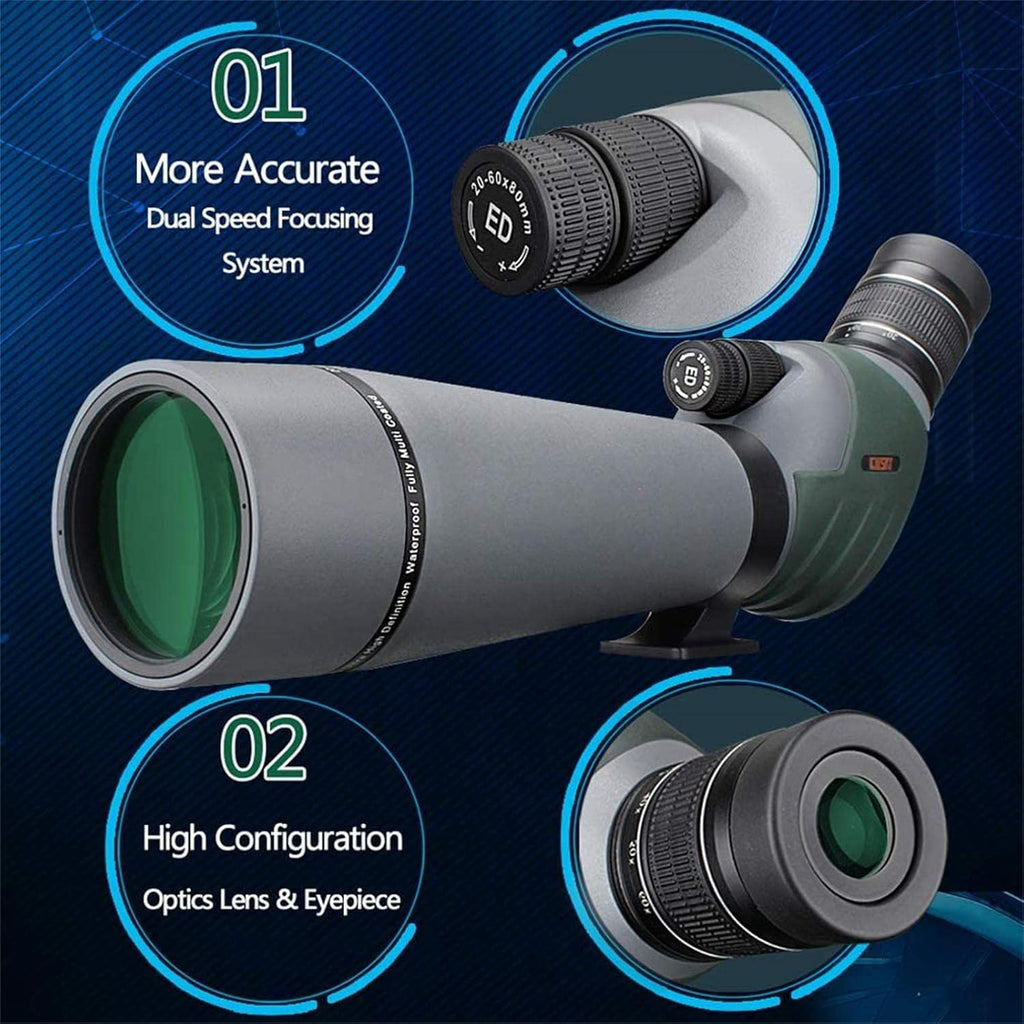 20-60x80 ED Spotting Scope with Carrying Case N214701