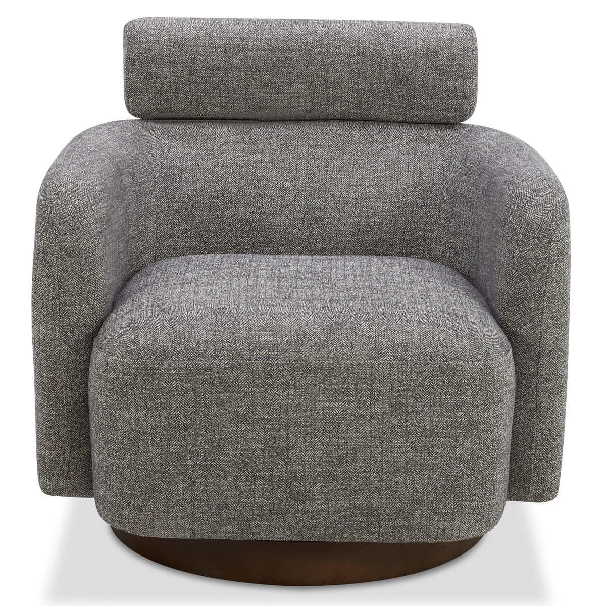 Swivel Accent Barrel Chair with Adjustable Backrest L5274