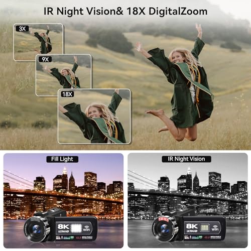 8K Camcorder 48MP UHD Video Camera I351971