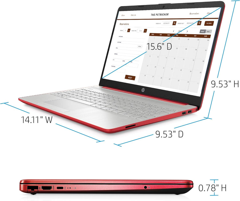 15.6in Laptop Intel Pentium Quad-Core N5000 4GB RAM 500GB Hard Drive Windows 10 S Renewed T412