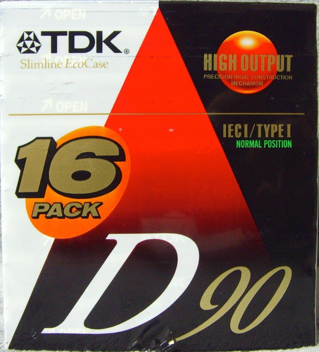 High Output 16-Pack Audio Cassette Tapes Q60737