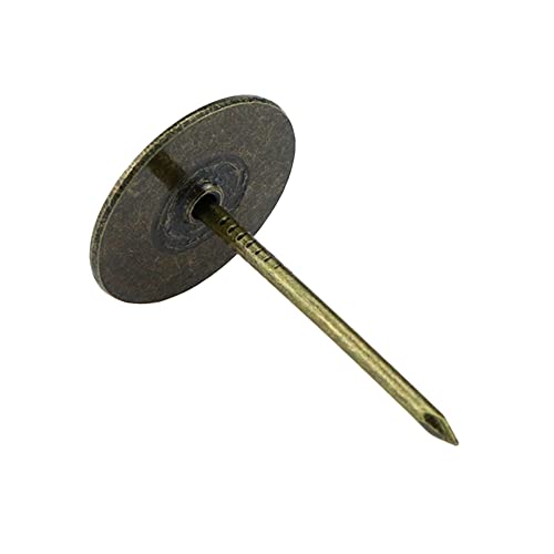 Bronze Flat Head Upholstery Tacks (19mm x 30mm, 100Pcs) O621