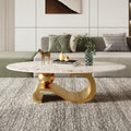 Gold Marble Top Coffee Table P147463