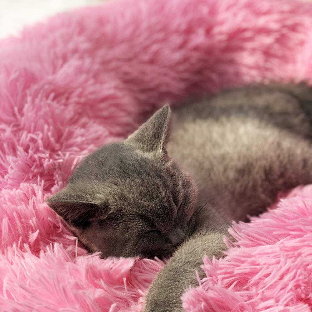 Soft Plush Round Pet Bed Q594