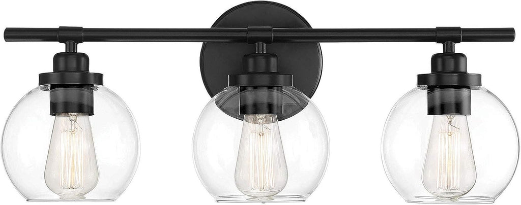 Satin Nickel 3-Light Bathroom Vanity Light X335