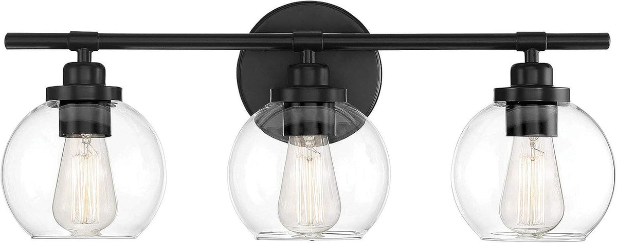 Satin Nickel 3-Light Bathroom Vanity Light X335