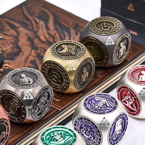 Matte Green 7-in-1 Polyhedral Metal Dice Set V594065