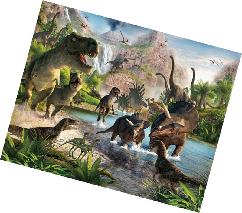 Dinosaur Land Wall Mural S2466