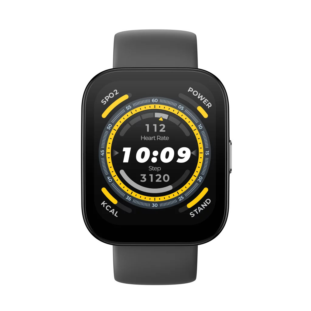 Soft Black Smart Watch with Ultra Large Screen & Bluetooth Calling P484