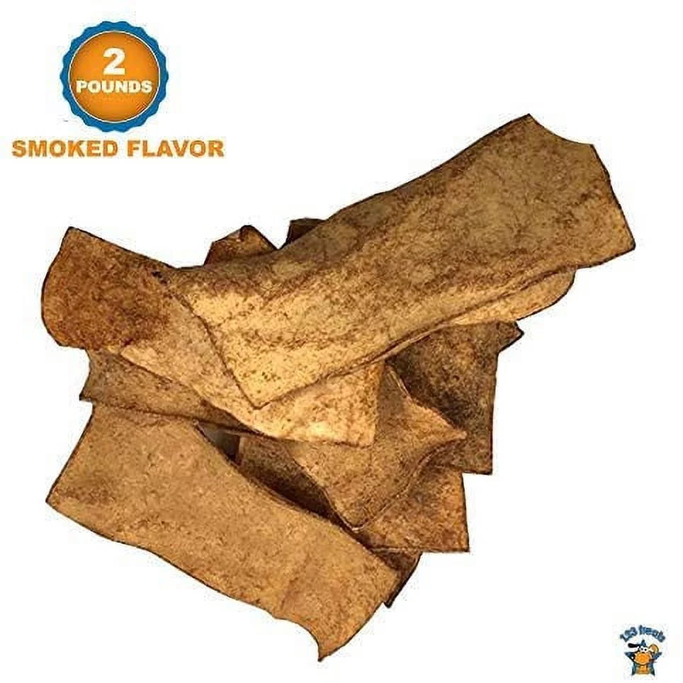 Smoked Flavor Rawhide Chips Dog Chews 2 Pounds R965