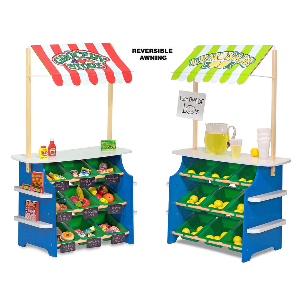 Wooden Grocery Store and Lemonade Stand O81744