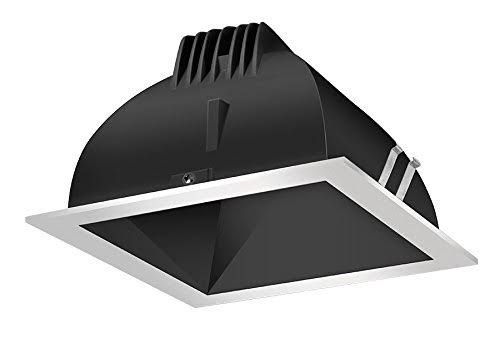 Finishing SC 4x22 Square 2700K LED Wallwash Black Cone Silver Ring Z539081