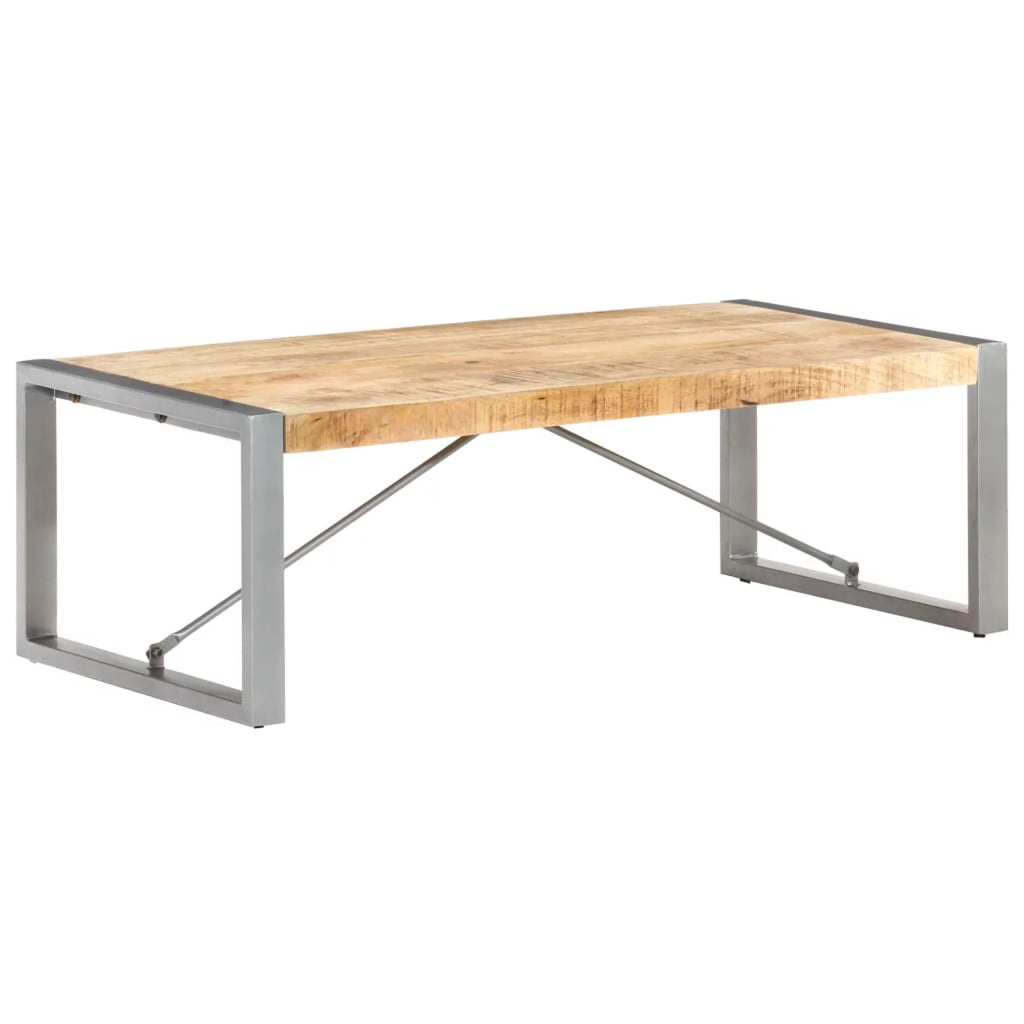 Rough Mango Wood Coffee Table Y97611
