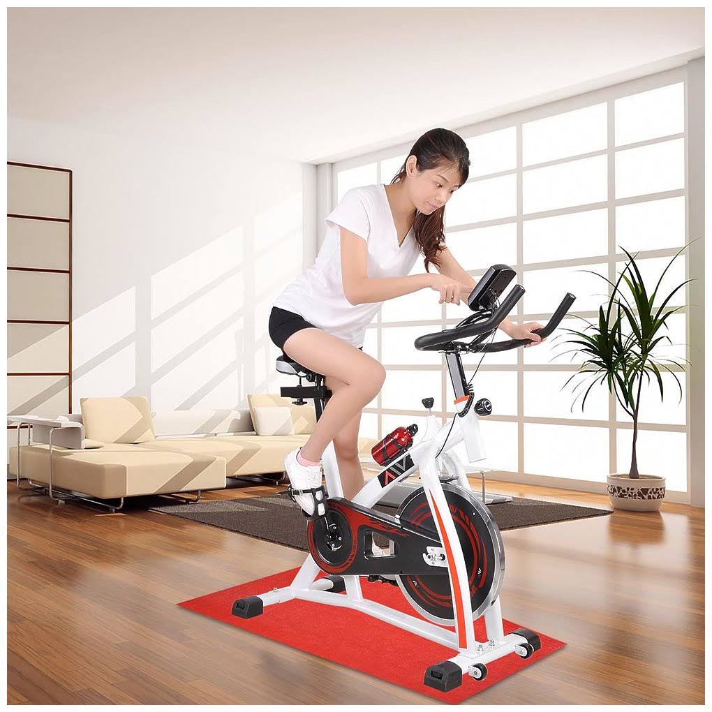 White Indoor Exercise Bike S4216