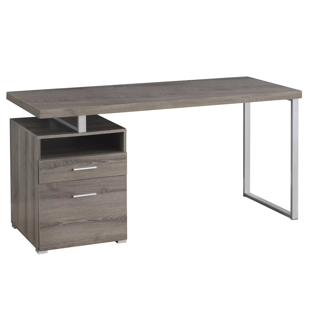 Brown Laminate Computer Desk with Storage Drawers J777735