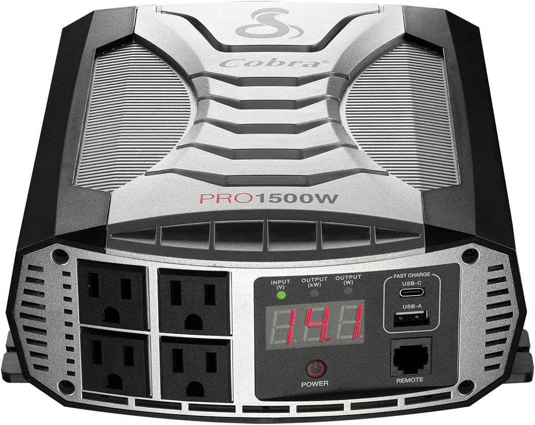 2500W Power Inverter with 4 AC Outlets and 2 USB Ports B853