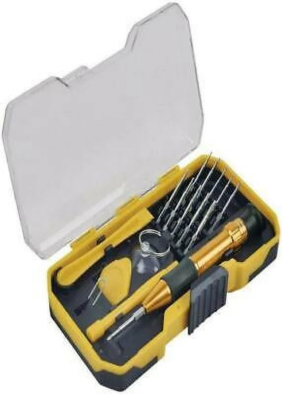 Black/Yellow 16 Piece Electronics Repair Kit U527