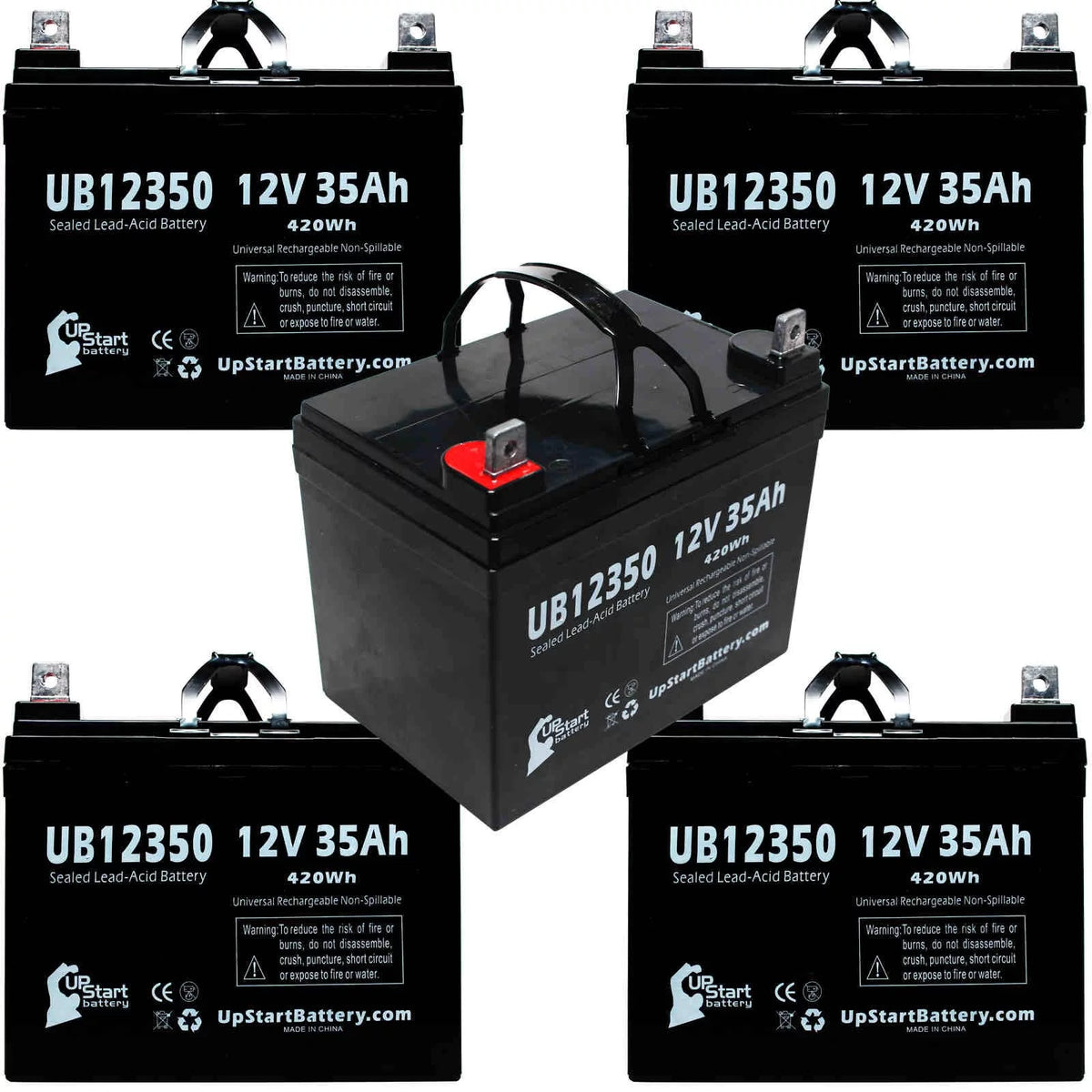 12V 35Ah Sealed Lead Acid Battery U4328