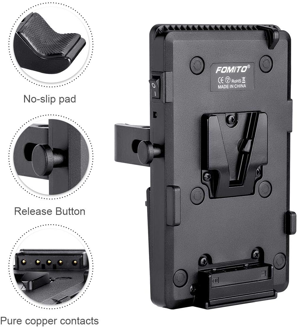 V Mount Battery Adapter Plate with Super Clamp Z550543
