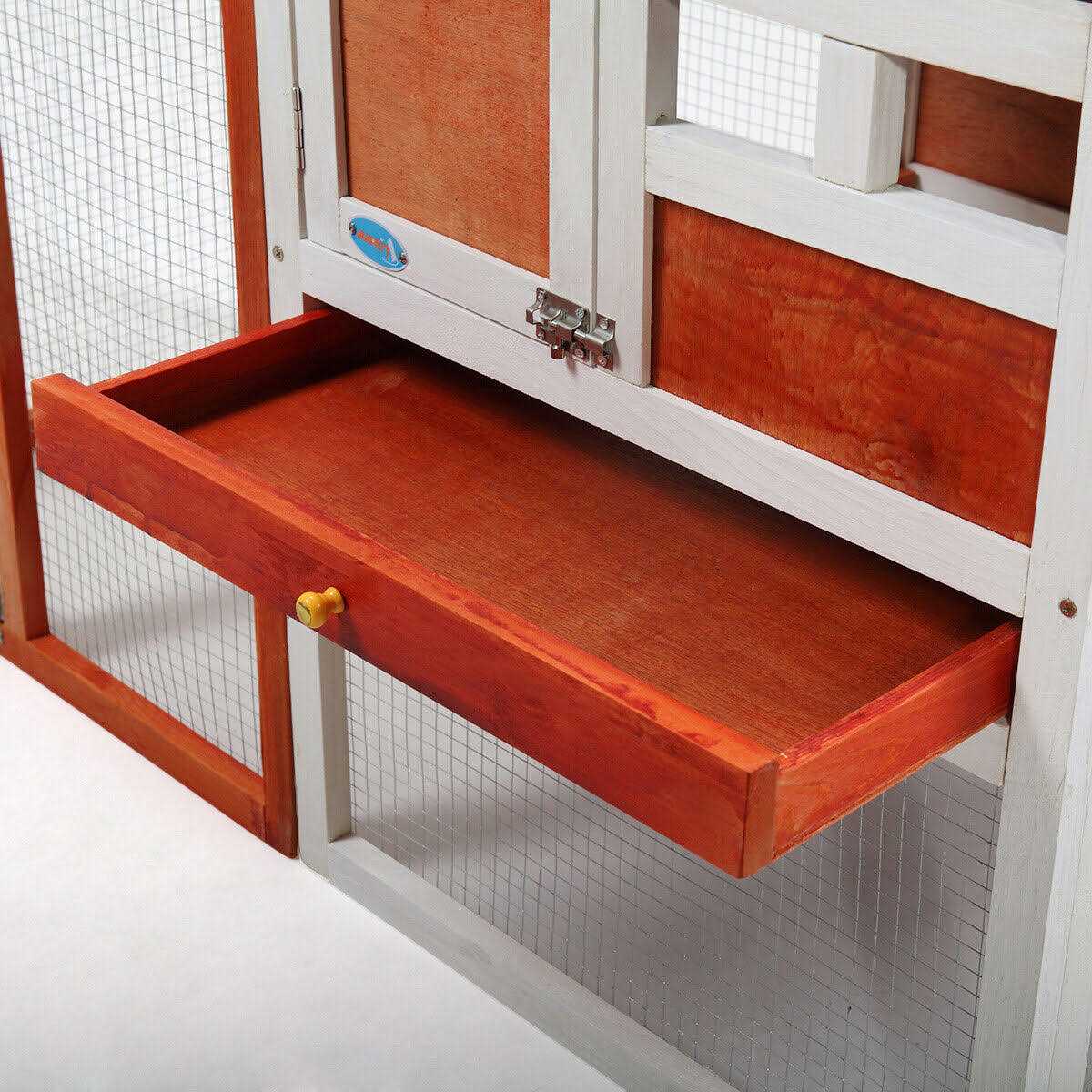 2-Story Wooden Rabbit Hutch O156