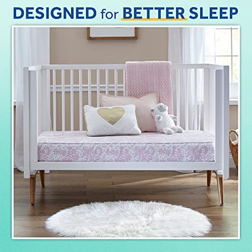 Waterproof Crib Mattress, 150 Extra Firm Coils, 52"X28" J7253