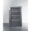 Black Shallow Depth Outdoor Refrigerator C4982