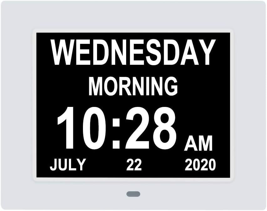Extra Large Digital Calendar Day Clock with 12 Alarms H586684