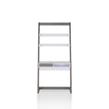 Distressed Gray Desk with 3-Shelves U655