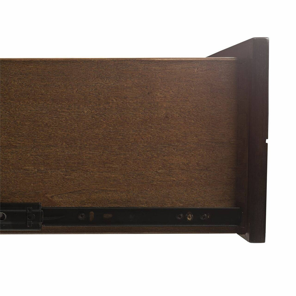 2 Drawer Nightstand, Dark Brown F2043